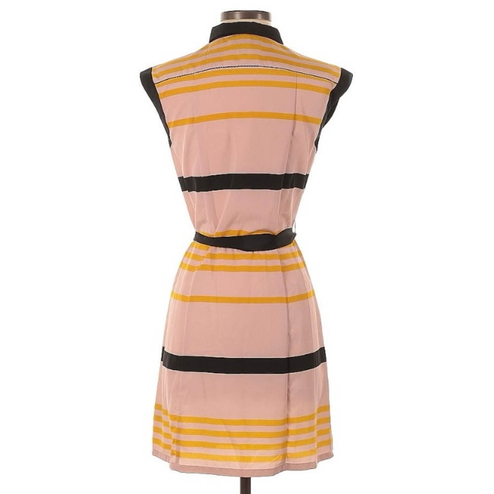 WOO to the WU! Jason Wu for Target plaid button up tie belt stripe dress - Picture 2 of 13